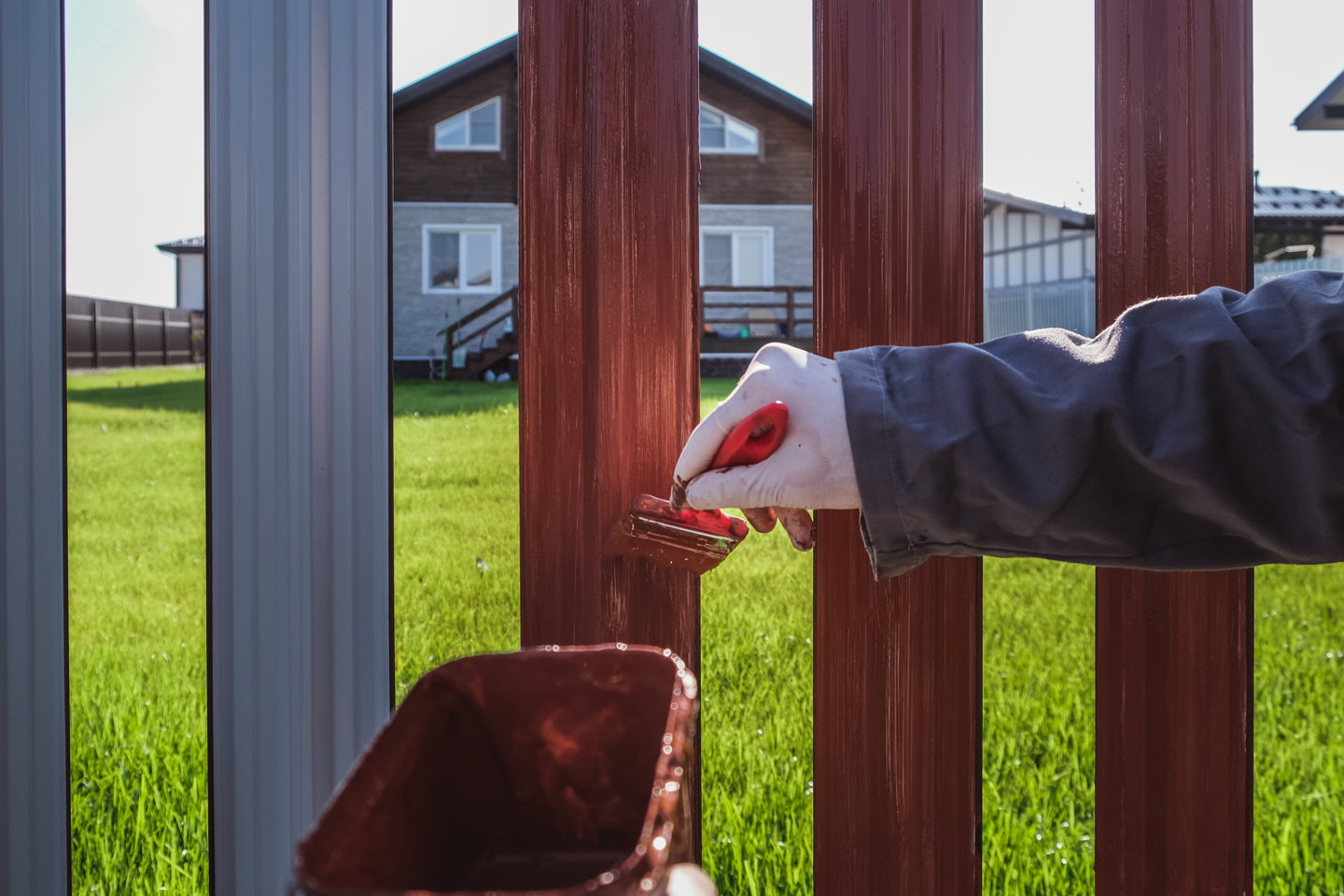 Fence Staining